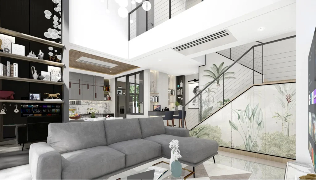 Interior design for bedroom 3 Villa Forest Village, Chonburi
